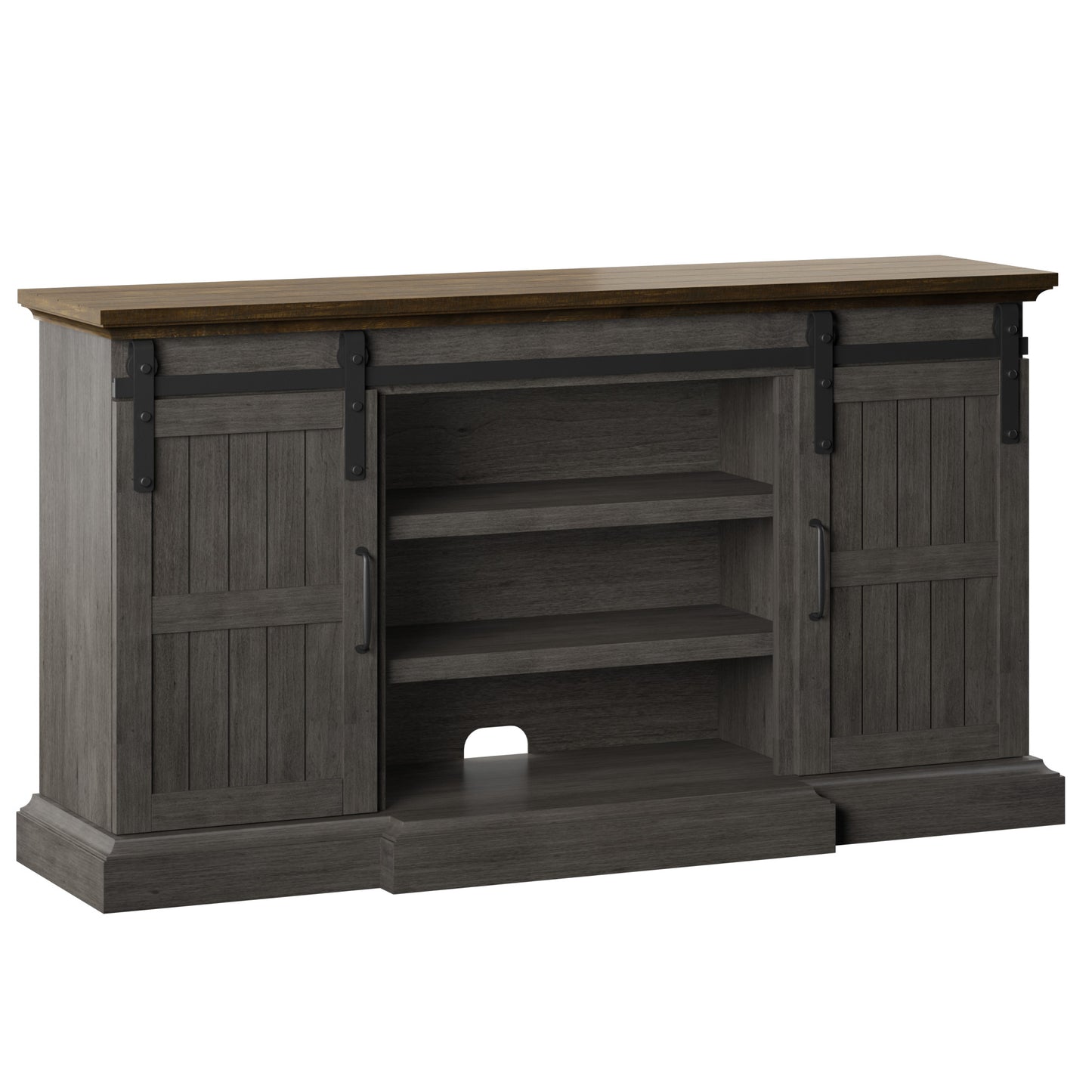 Sliding Barn Door TV Stand for TVs up to 70”