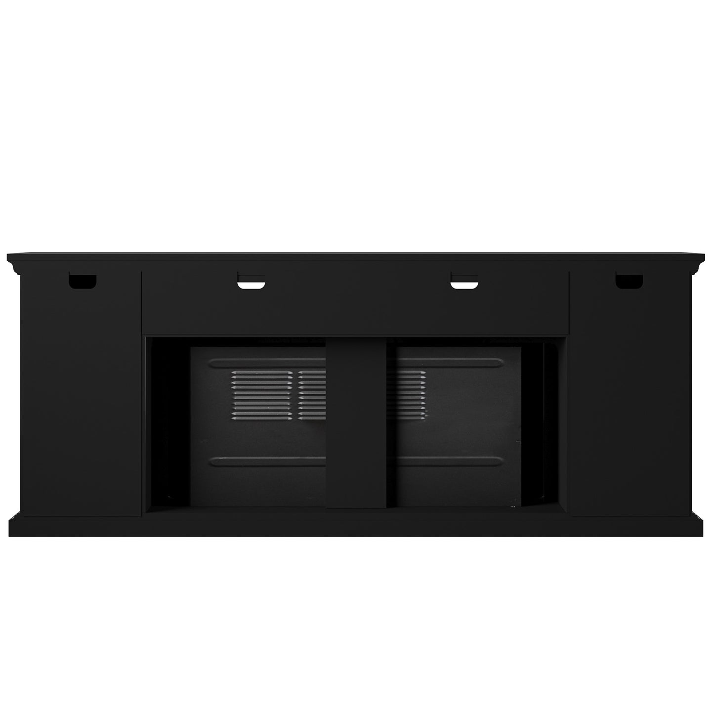 Tresanti® Millbrae TV Console with ClassicFlame® CoolGlow™ 2-in-1 electric fireplace and fan