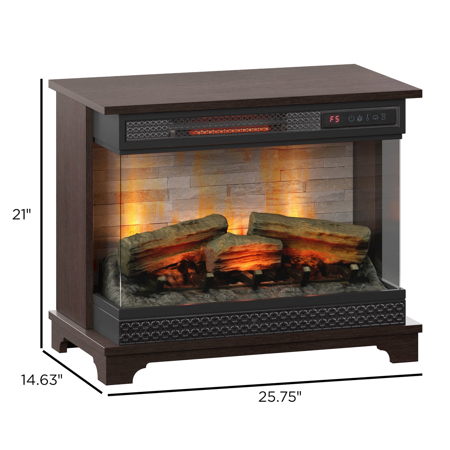 24" Pano Mini Wall Mantel