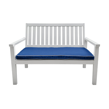TK Classics Outdoor Acacia Bench with Cushion