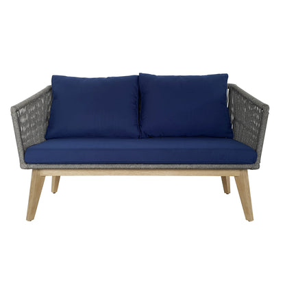 TK Classics Outdoor Loveseat with Cushions