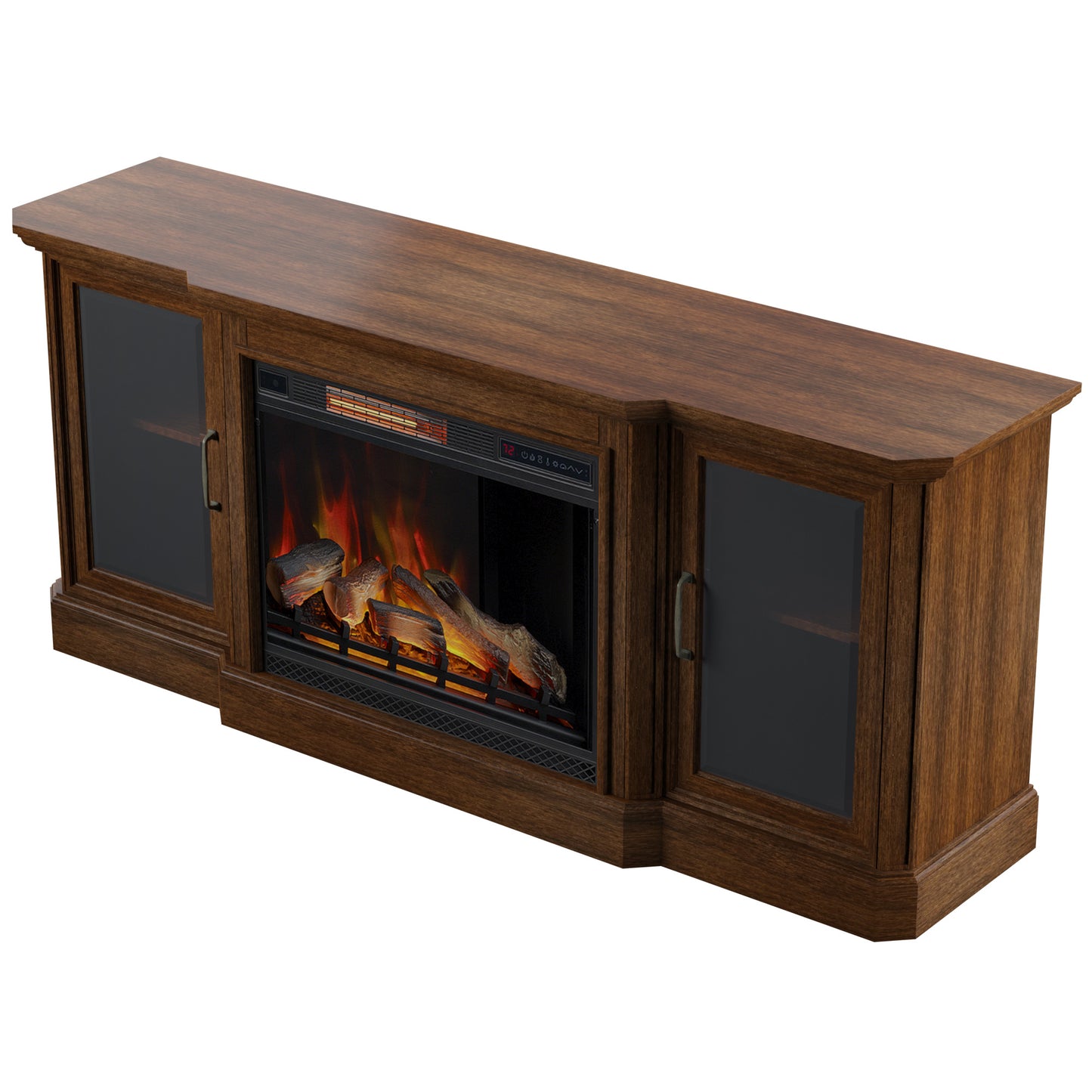 Hershel TV Stand with ClassicFlame® Electric Fireplace