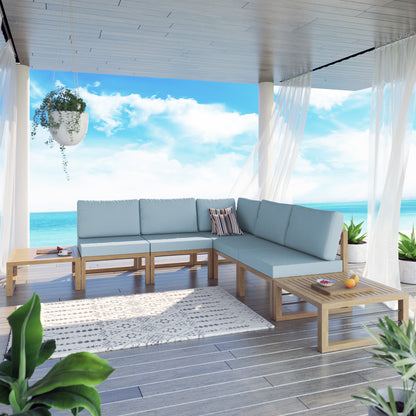 TK Classics 7 Piece Aluminum Outdoor Conversation Set