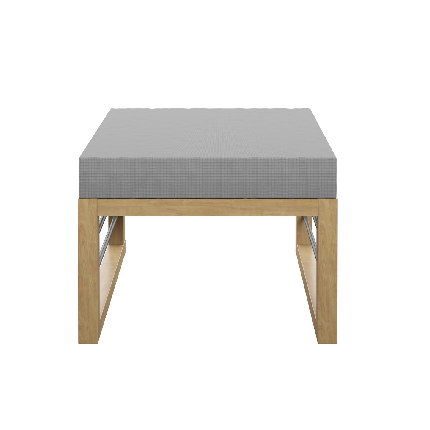 TK Classics Aluminum Outdoor Ottoman/Coffee Table