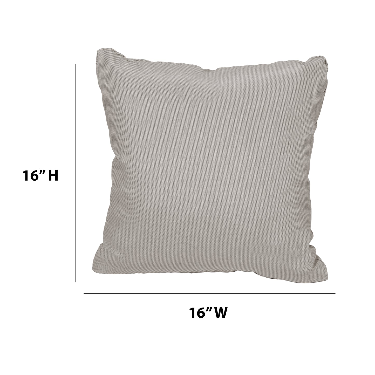 TK Classics PILLOW-BEIGE-S-2X, Beige, 2 Count