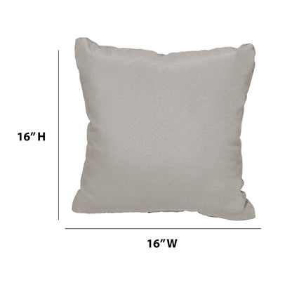 TK Classics PILLOW-BEIGE-S-2X, Beige, 2 Count