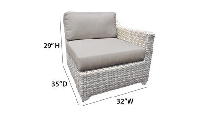 Fairmont 7-Piece Outdoor Wicker Patio Furniture Set