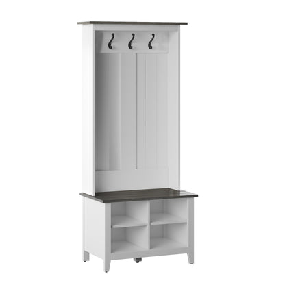 Hall Tree with Storage Bench
