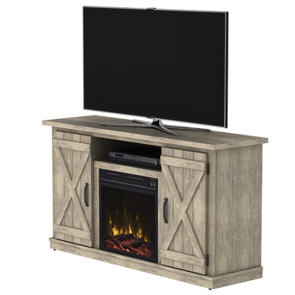 Cottonwood TV Stand for TVs up to 55" with Electric Fireplace