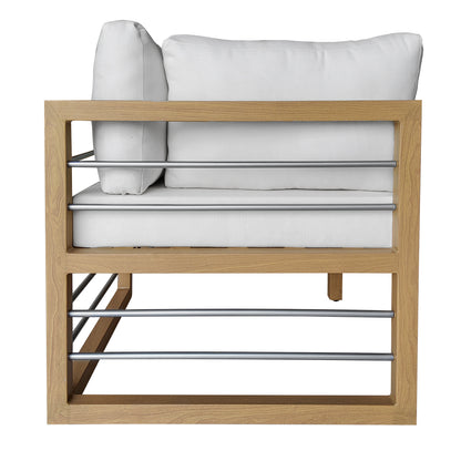 TK Classics Aluminum Outdoor Sectional Corner Sofa Seat