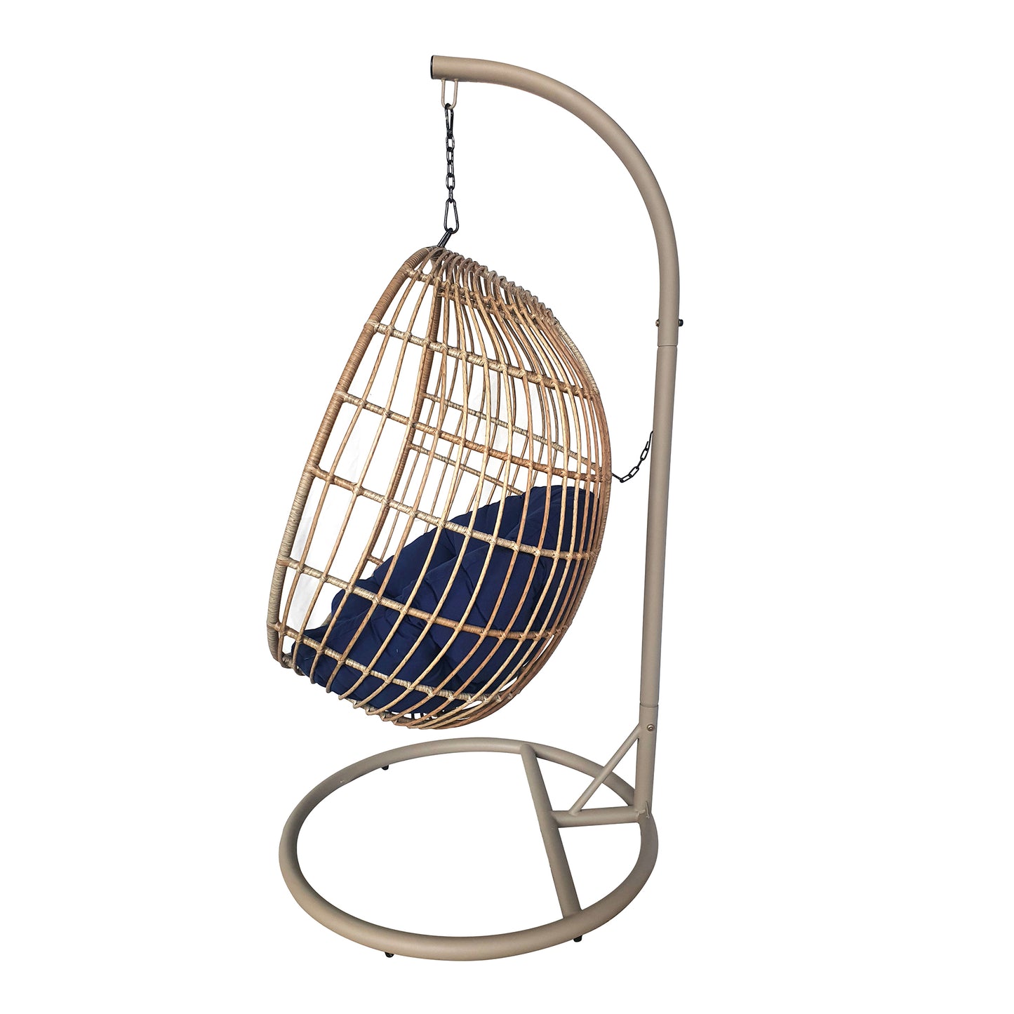 TK Classics Swing Egg Chair Hammock with Cushion and Stand