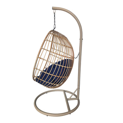 TK Classics Swing Egg Chair Hammock with Cushion and Stand
