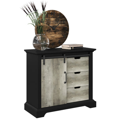 Accent Cabinet with Sliding Door and Drawers