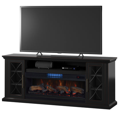 Tresanti® Millbrae TV Console with ClassicFlame® CoolGlow™ 2-in-1 electric fireplace and fan