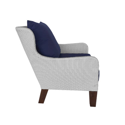 TK Classics Outdoor Arm Chairs with Cushions, Set of 2