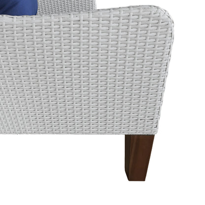 TK Classics Outdoor Arm Chairs with Cushions, Set of 2