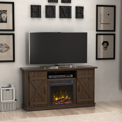 Cottonwood TV Stand for TVs up to 55" with Electric Fireplace
