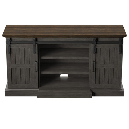 Sliding Barn Door TV Stand for TVs up to 70”