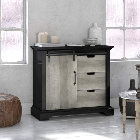 Accent Cabinet with Sliding Door and Drawers