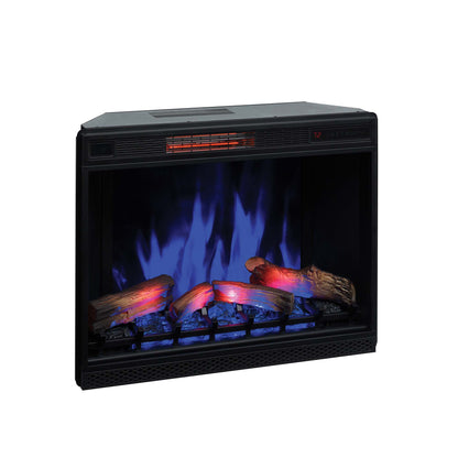 33” 3D Infrared Quartz Electric Fireplace Insert with Safer Plug® and Safer Sensor™