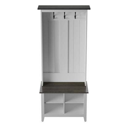 Hall Tree with Storage Bench