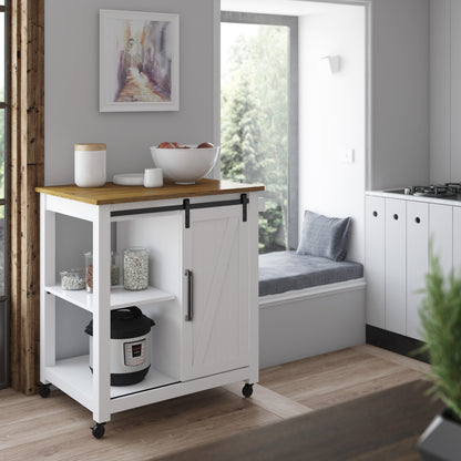 Barndoor Kitchen Cart