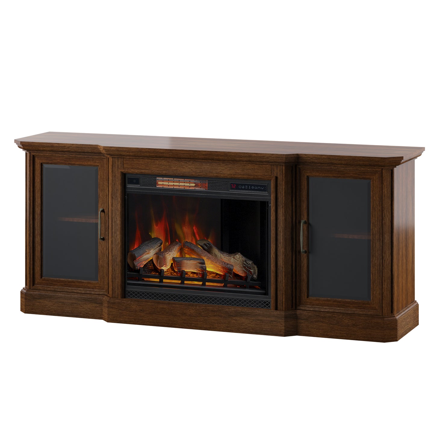 Hershel TV Stand with ClassicFlame® Electric Fireplace
