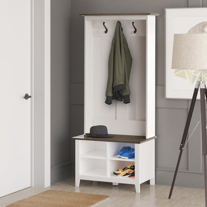 Hall Tree with Storage Bench