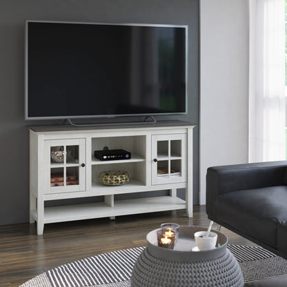 TV Stand for TVs up to 60” with Open Lower Storage