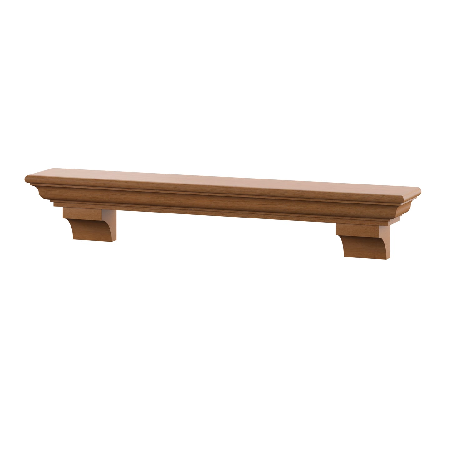 60" Mantel Shelf with Optional Corbels