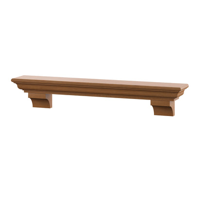 60" Mantel Shelf with Optional Corbels