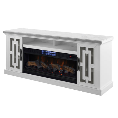 Tresanti® Kerrigan TV Console with ClassicFlame® CoolGlow® 2-in-1 Electric Fireplace and Fan