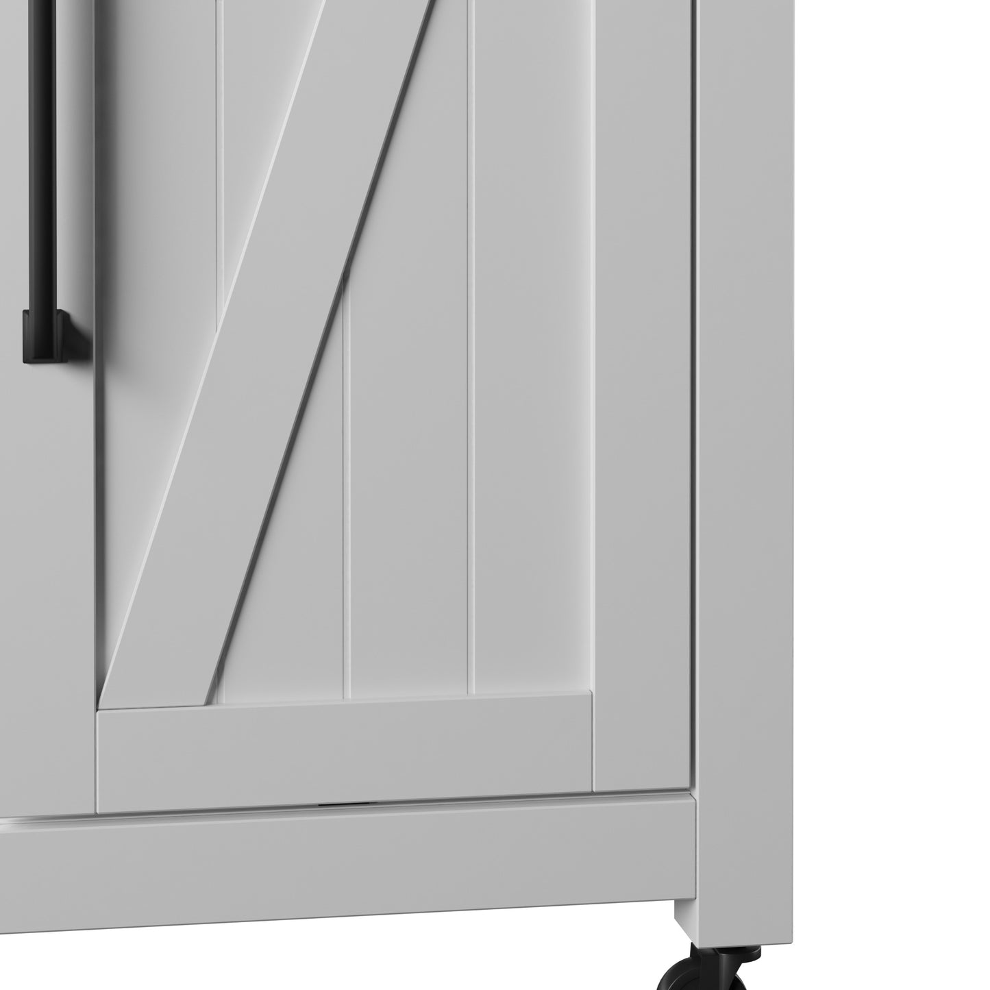 Barndoor Kitchen Cart