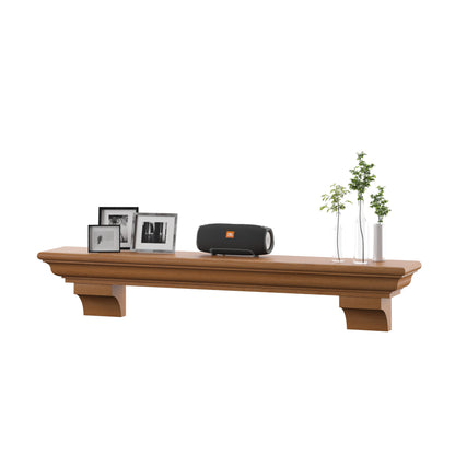 60" Mantel Shelf with Optional Corbels