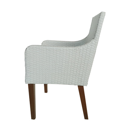 TK Classics Outdoor Dining Armchairs with Cushions, Set of 2