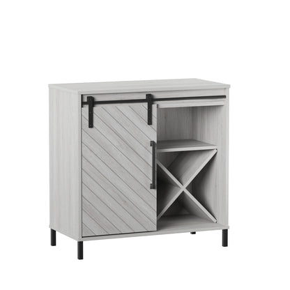 Accent Cabinet with Sliding Door and Wine Storage