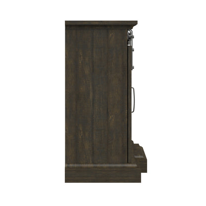 Sliding Barn Door TV Stand for TVs up to 70”