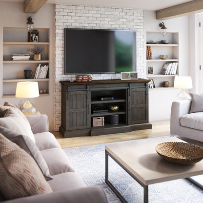 Sliding Barn Door TV Stand for TVs up to 70”