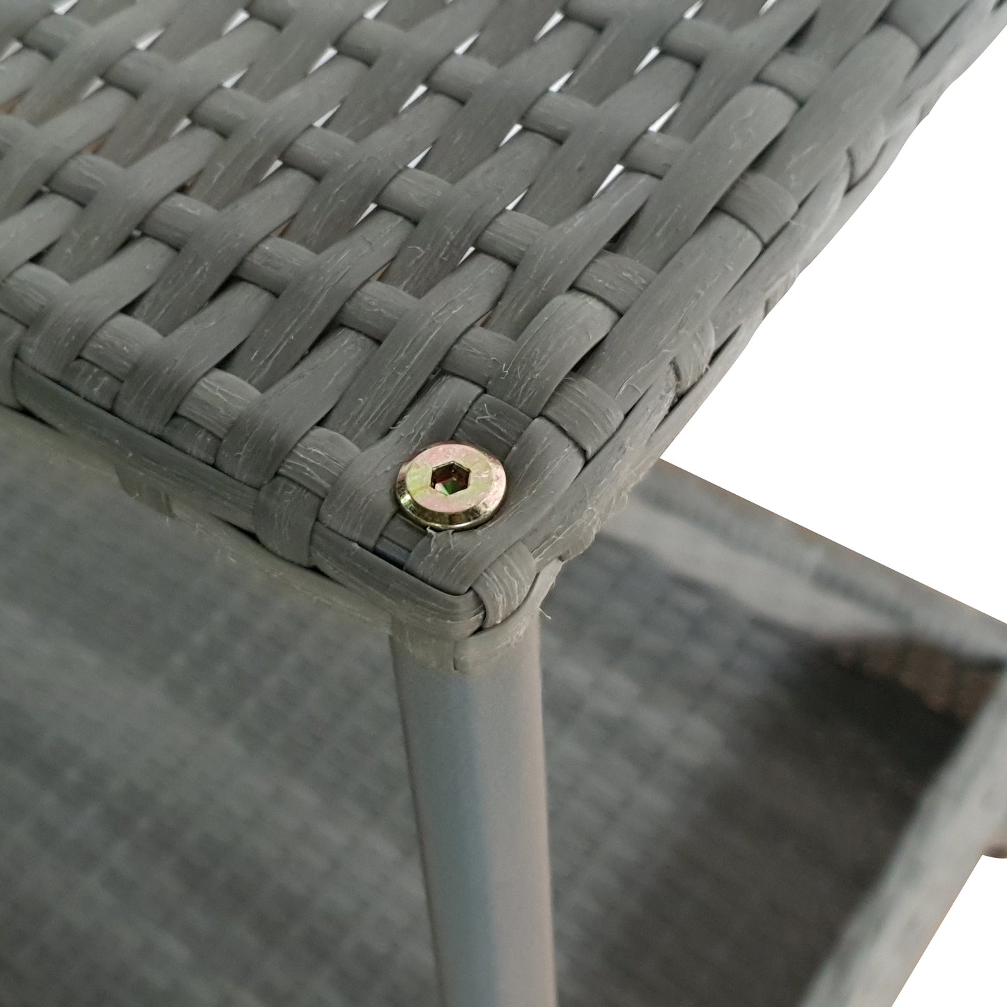 TK Classics Outdoor Wicker Bar Cart