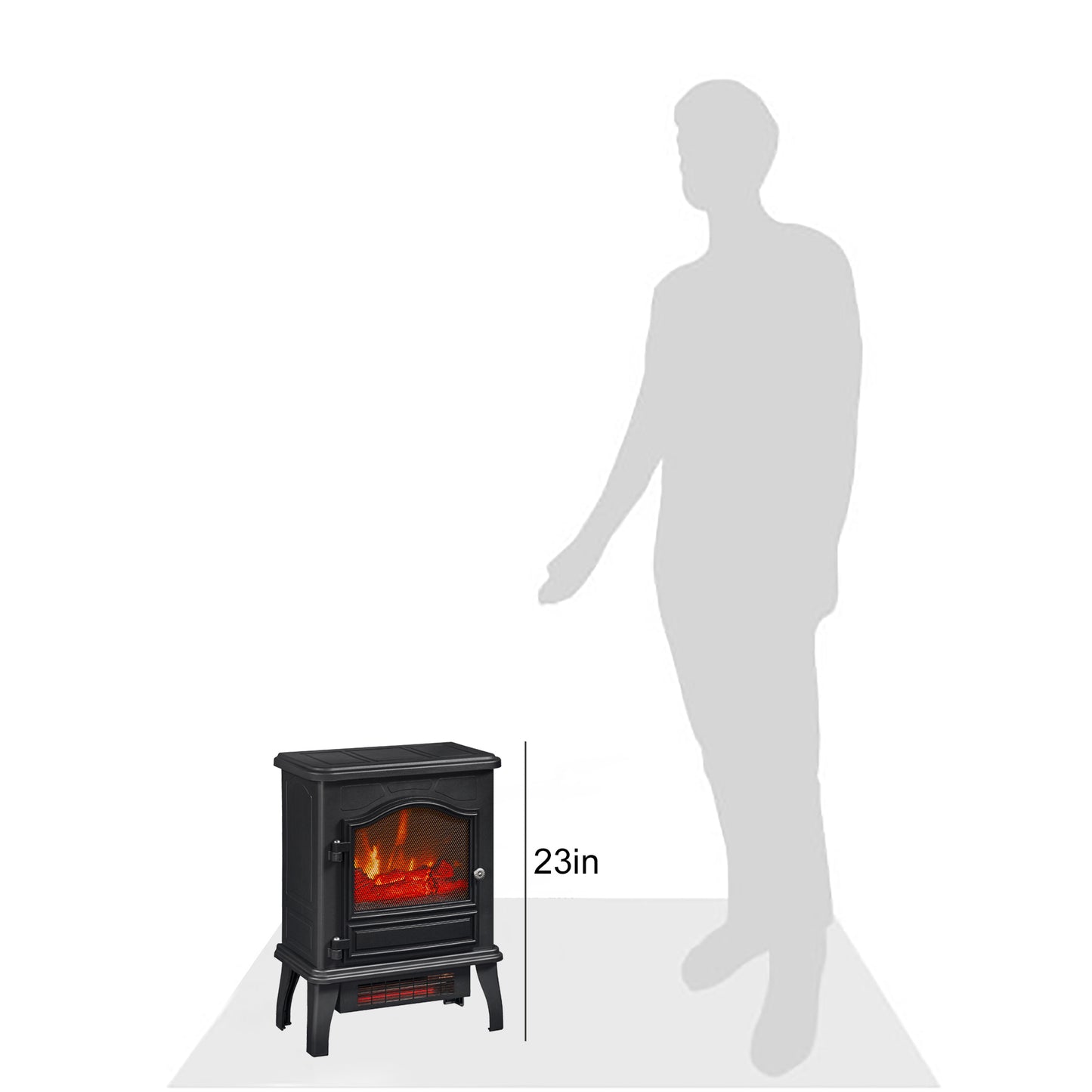 Powerheat Infrared Quartz Electric Stove Heater