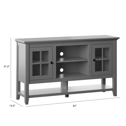 TV Stand for TVs up to 60” with Open Lower Storage