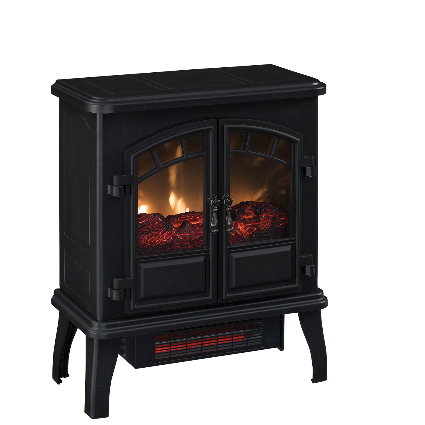 duraflame®  Infrared Quartz Electric Stove Heater, Black