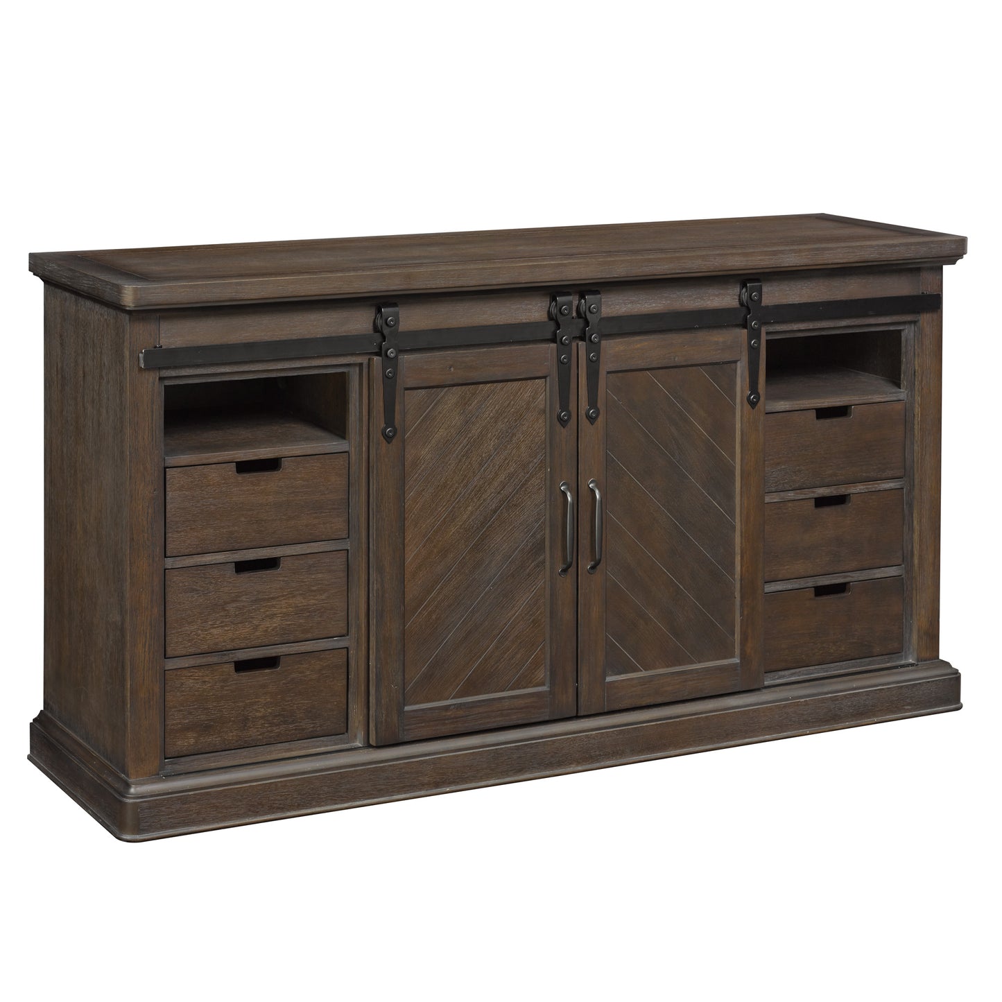 Southgate TV Stand with ClassicFlame® Electric Fireplace, Antique Coffee