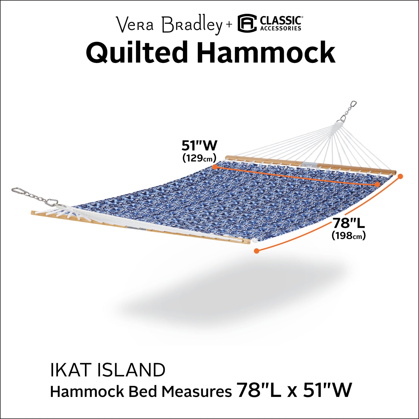 Vera Bradley by Classic Accessories Water-Resistant Hammock