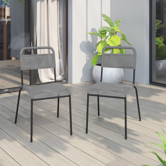 TK Classics Outdoor Dining Chairs, Set of 2