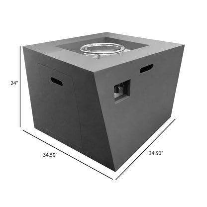 TK Classics Asymmetrical Square Fire Pit