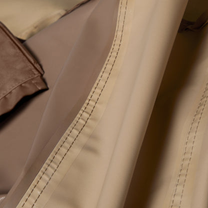 Classic Accessories Veranda's Best Waterproof Rectangle/Oval Patio Table Cover with Umbrella Hole