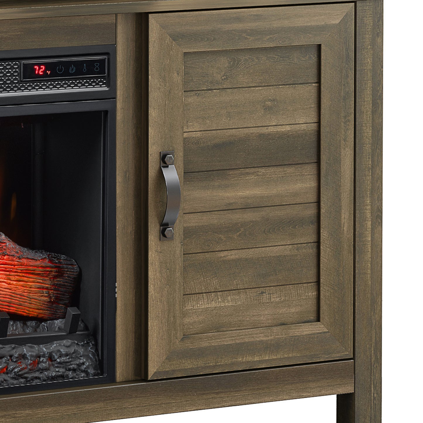 Twin Star Home® 60” TV Stand with Classicflame® Electric Fireplace