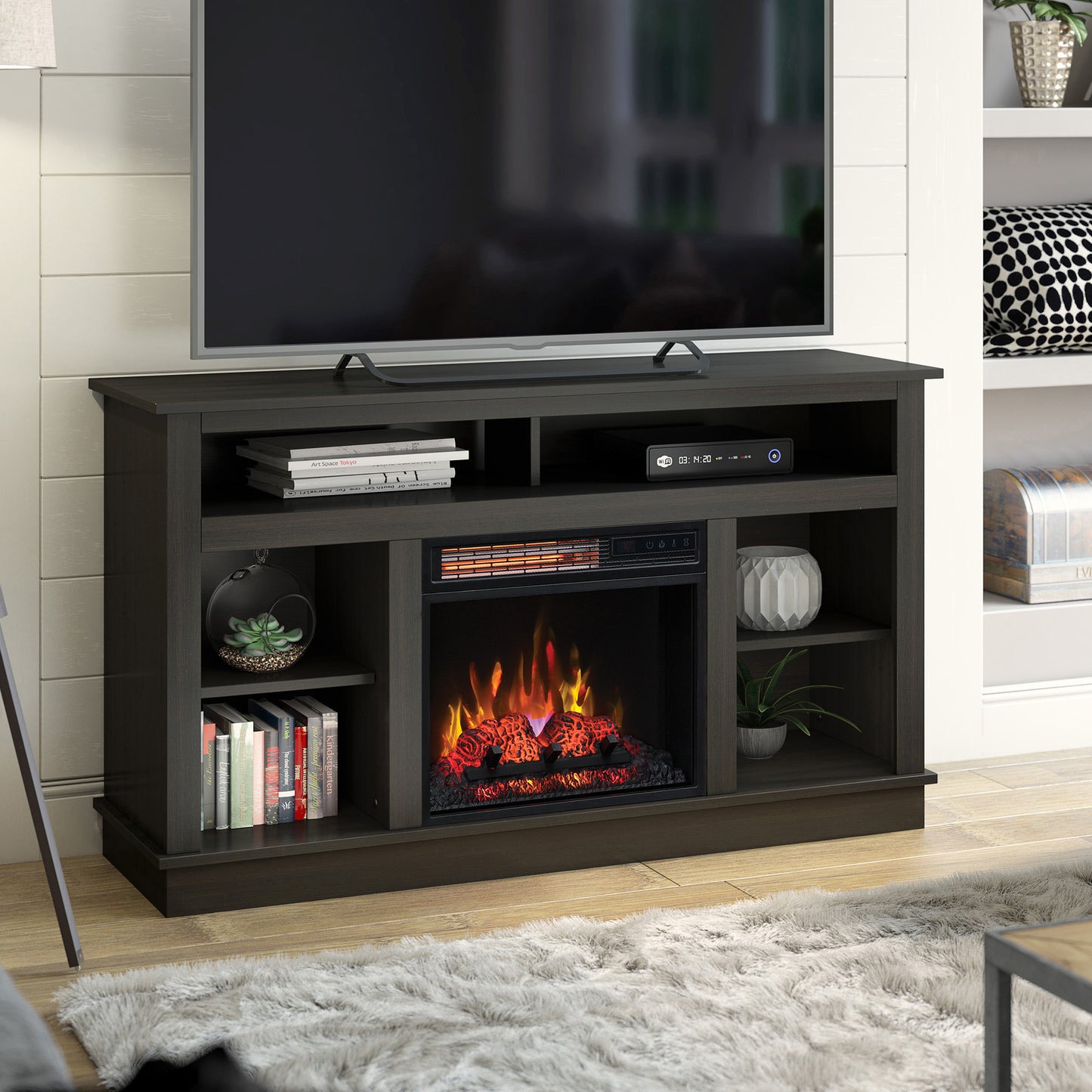 Douglas TV Stand with Electric Fireplace