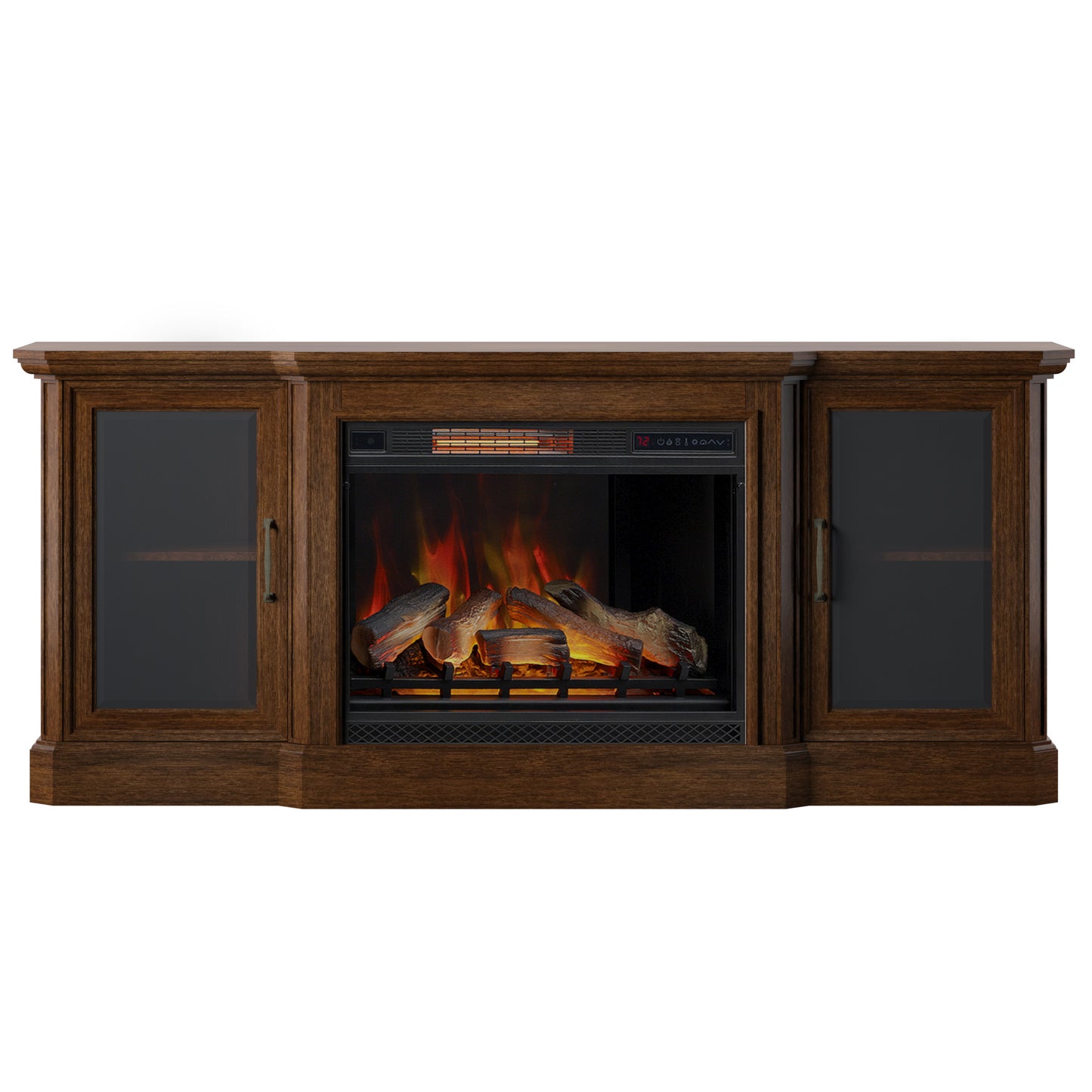 Hershel TV Stand with ClassicFlame® Electric Fireplace